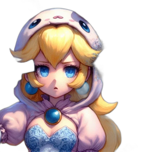 dress, staff, crown, face transparent PNG cut-out