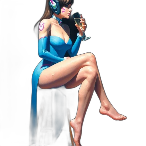 dress, robot, mask, concept art transparent PNG cut-out