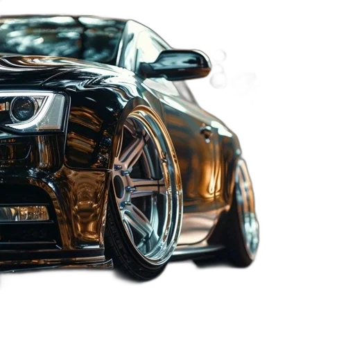 car, weapon, photorealistic, 3d render transparent PNG cut-out