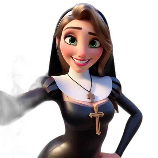 dress, staff, jewelry, robot transparent PNG cut-out