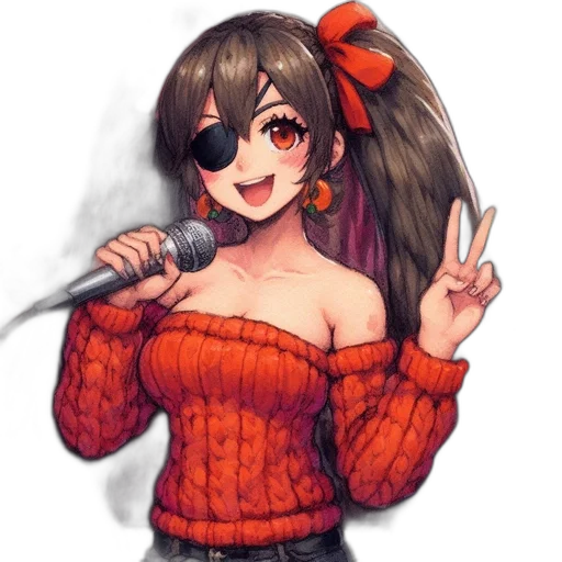 staff, weapon, jacket, dress transparent PNG cut-out