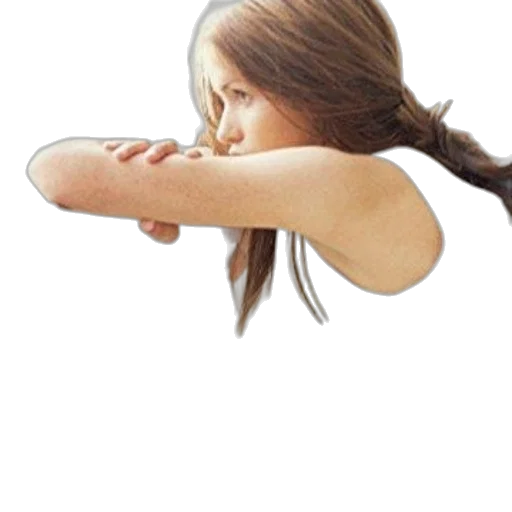 hair, jewelry, face, staff transparent PNG cut-out
