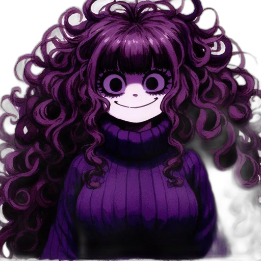 hair, creature, mask, face transparent PNG cut-out