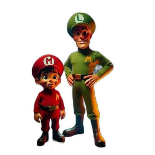 3d render, concept art, comic book art, pixel art transparent PNG cut-out