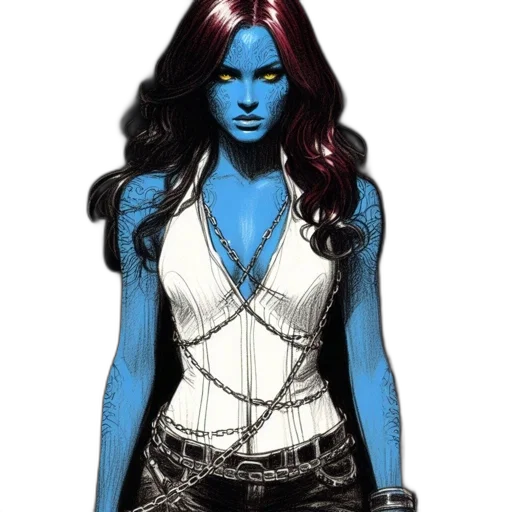 comic book art, concept art, cartoon, fantasy art transparent PNG cut-out