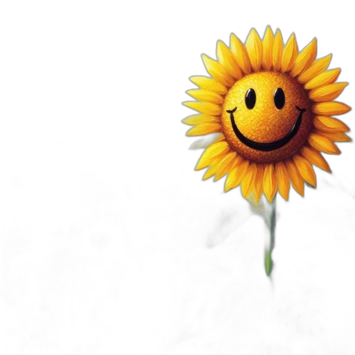 flower, photorealistic, 3d render, joyful transparent PNG cut-out
