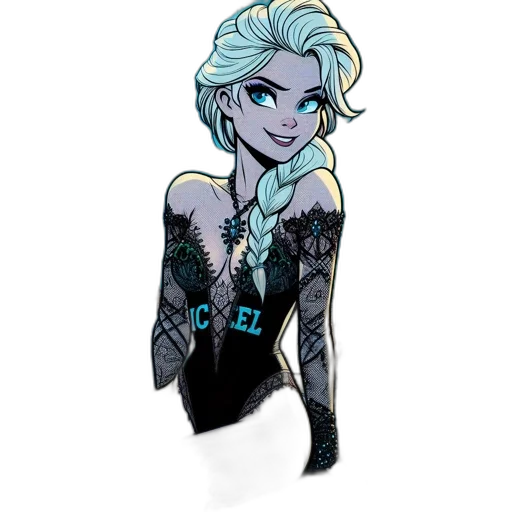dress, jacket, staff, concept art transparent PNG cut-out