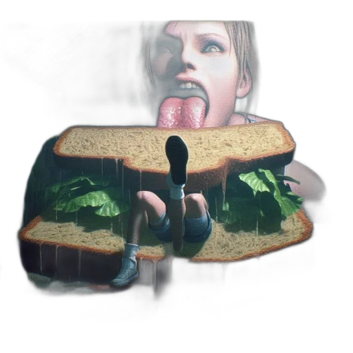 food, face, creature, animal transparent PNG cut-out