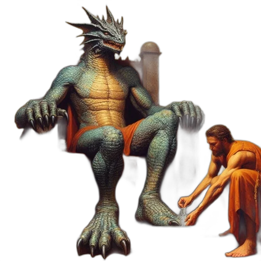 creature, dragon, concept art, fantasy art transparent PNG cut-out