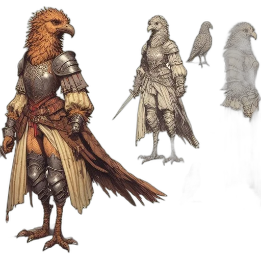concept art, fantasy art, earth tones, golden transparent PNG cut-out