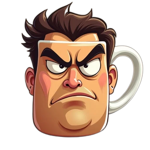 face, staff, cartoon, concept art transparent PNG cut-out