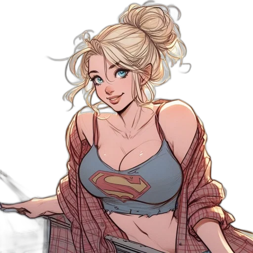 dress, comic book art, concept art, cartoon transparent PNG cut-out
