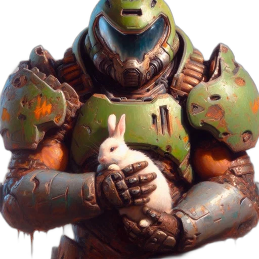 robot, weapon, face, creature transparent PNG cut-out