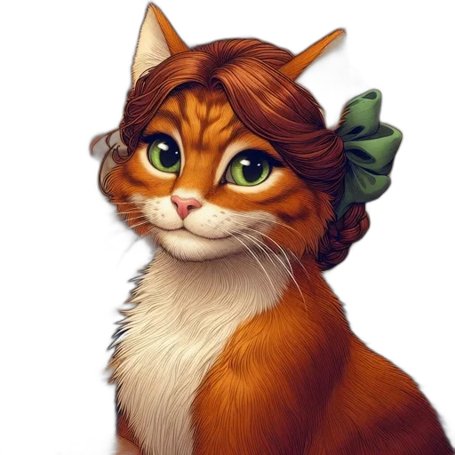 staff, crown, animal, fantasy art transparent PNG cut-out