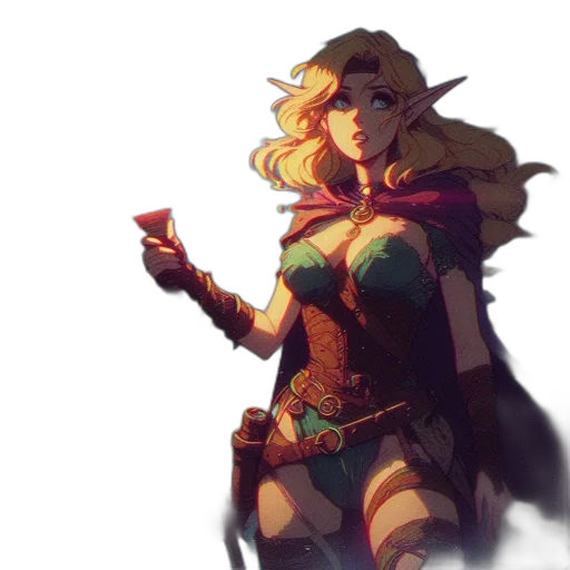 staff, sword, weapon, dress transparent PNG cut-out