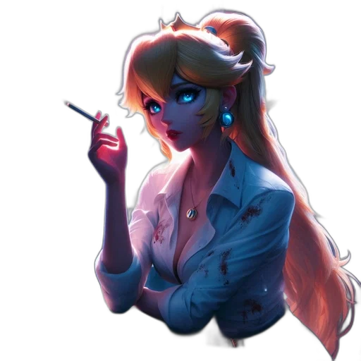 staff, jewelry, dress, anime transparent PNG cut-out
