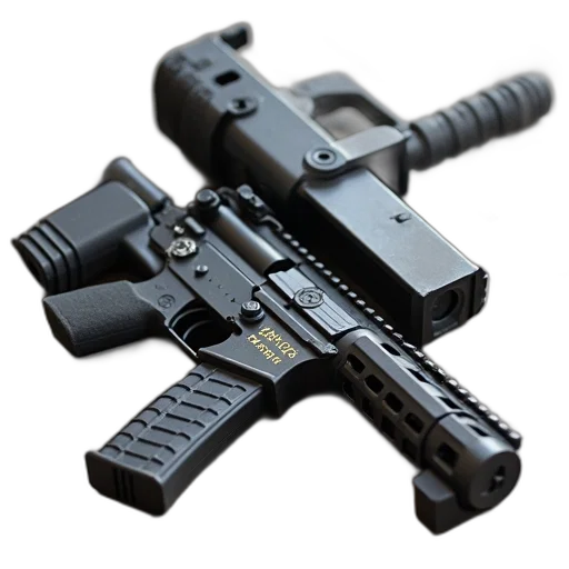 weapon, 3d render, pixel art, upper transparent PNG cut-out