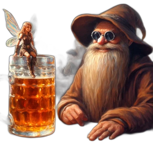 fantasy art, concept art, pixel art, inside transparent PNG cut-out