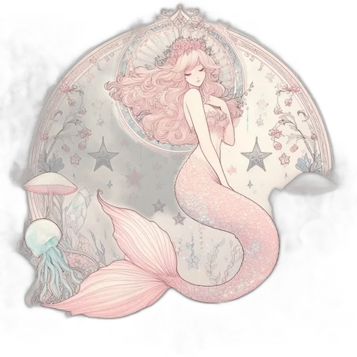 fantasy art, watercolor, concept art, pixel art transparent PNG cut-out
