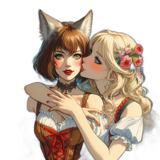 dress, fantasy art, oil painting, concept art transparent PNG cut-out