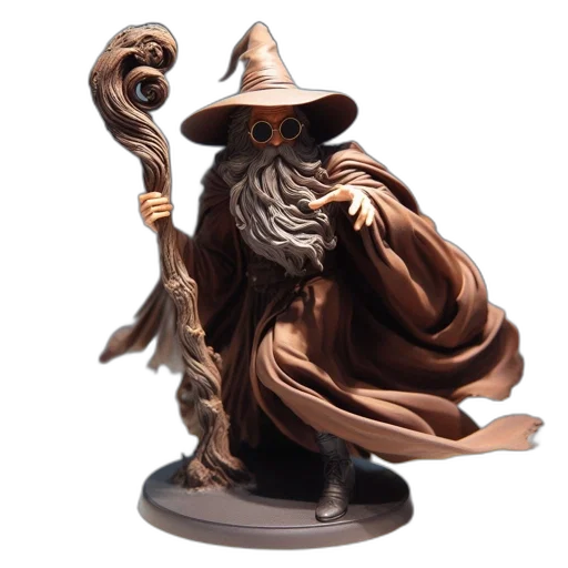 staff, fantasy art, concept art, 3d render transparent PNG cut-out