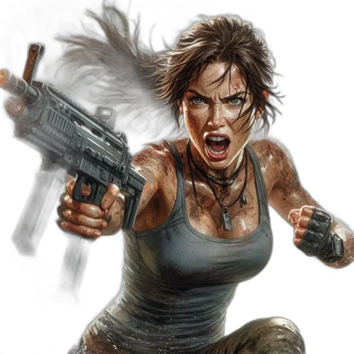 weapon, comic book art, concept art, photorealistic transparent PNG cut-out