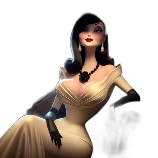 dress, jewelry, concept art, fantasy art transparent PNG cut-out