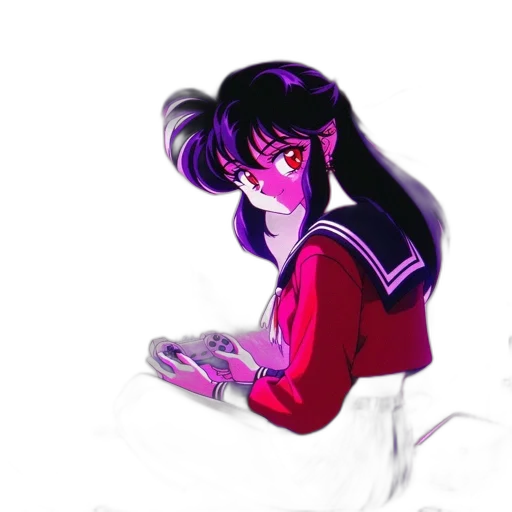 jacket, vaporwave, concept art, anime transparent PNG cut-out