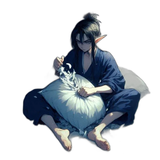 creature, staff, animal, weapon transparent PNG cut-out