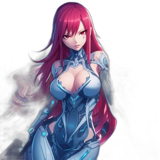 dress, robot, fantasy art, anime transparent PNG cut-out