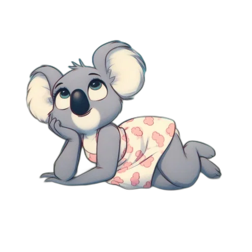 animal, dress, creature, flower transparent PNG cut-out