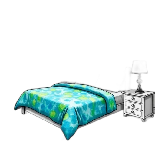 furniture, 3d render, photorealistic, vaporwave transparent PNG cut-out