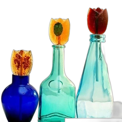bottle, crown, furniture, 3d render transparent PNG cut-out