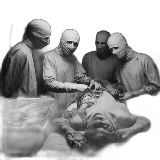 staff, mask, face, creature transparent PNG cut-out