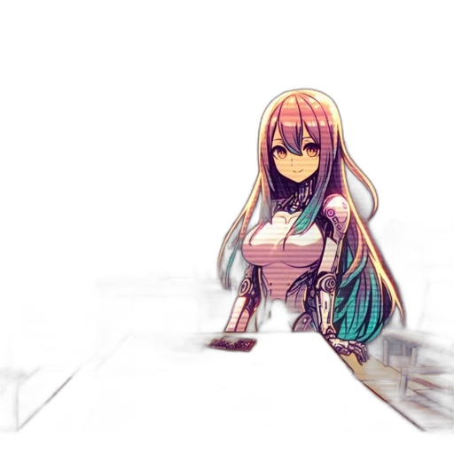 robot, sword, weapon, staff transparent PNG cut-out