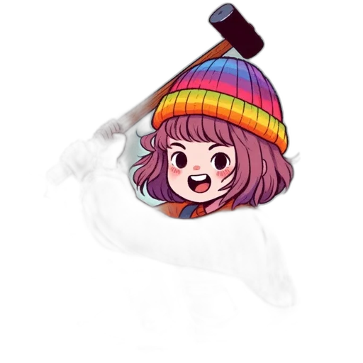hat, staff, umbrella, weapon transparent PNG cut-out