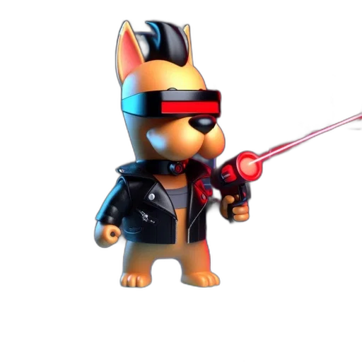 staff, weapon, animal, 3d render transparent PNG cut-out