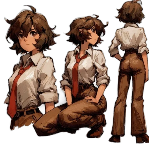 jacket, staff, weapon, face transparent PNG cut-out