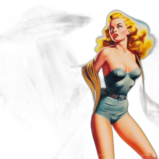 dress, comic book art, concept art, photorealistic transparent PNG cut-out