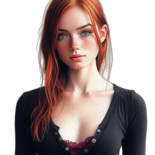 dress, face, jewelry, jacket transparent PNG cut-out