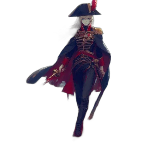 staff, hat, sword, crown transparent PNG cut-out