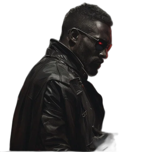 jacket, face, mask, concept art transparent PNG cut-out