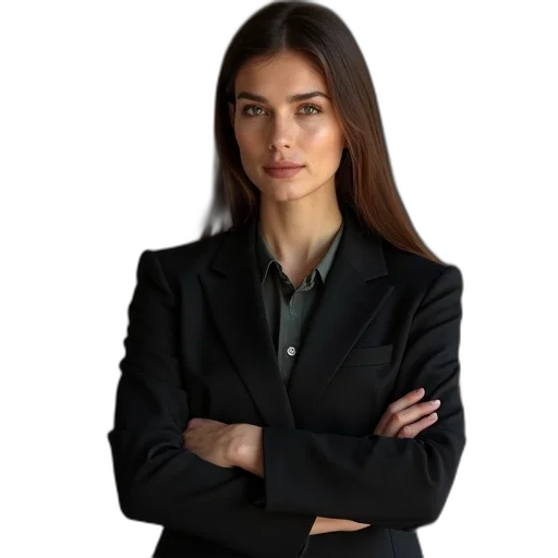 staff, jacket, jewelry, face transparent PNG cut-out