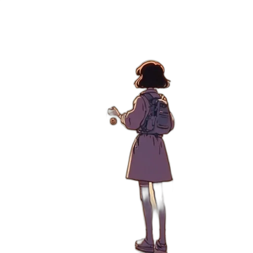 jacket, dress, robot, staff transparent PNG cut-out