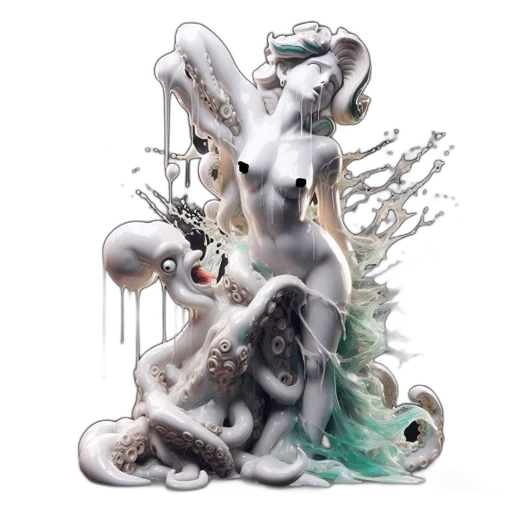 concept art, fantasy art, photorealistic, 3d render transparent PNG cut-out