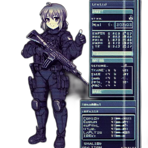 weapon, staff, pixel art, cyberpunk transparent PNG cut-out