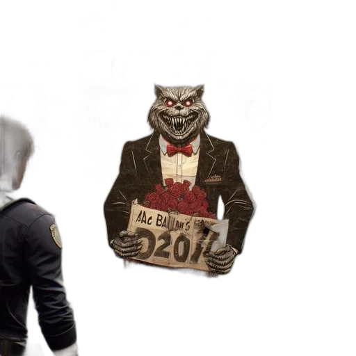 jacket, mask, concept art, 3d render transparent PNG cut-out