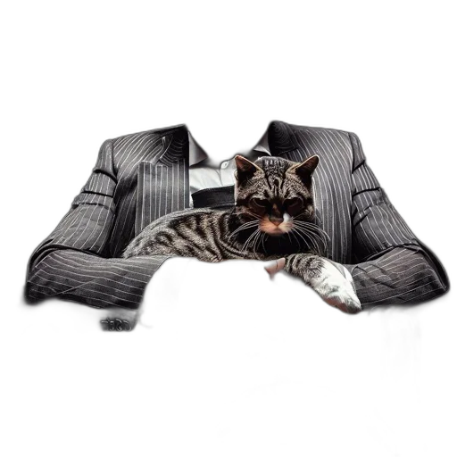 furniture, jacket, animal, staff transparent PNG cut-out