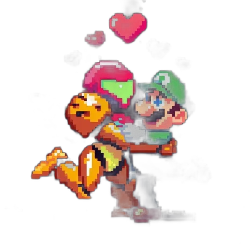 pixel art, concept art, fantasy art, 3d render transparent PNG cut-out
