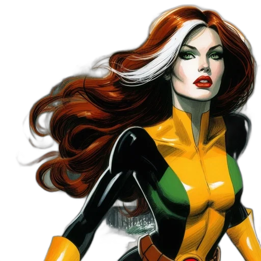 comic book art, concept art, fantasy art, cartoon transparent PNG cut-out